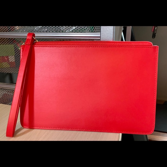 kate spade Red Leather Clutch - Picture 2 of 3